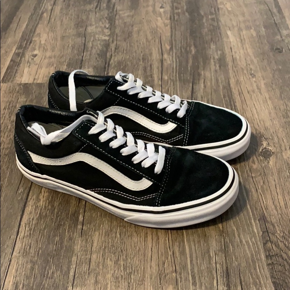 Black and White old skool vans